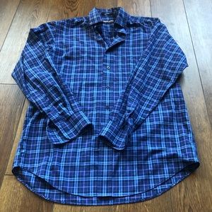 Men’s Button Up Plaid shirt